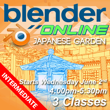 3D Japanese Garden Online - starts Wednesday June 2