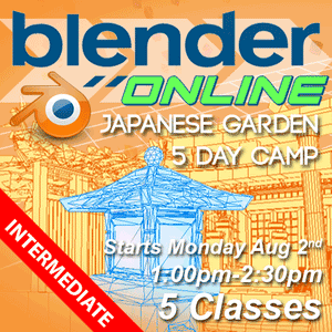 3D Online Camp Intermediate Level - starts Monday 8/2