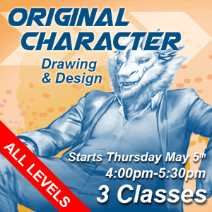 Original Character Drawing Online - starts Thursday May 5th